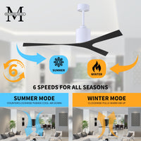 56-Inch Molly 3-Blade Ceiling Fan Without Light kit