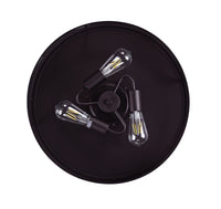 Meridian 48 Inch 3 Light Bronze Fan with Retractable Blades