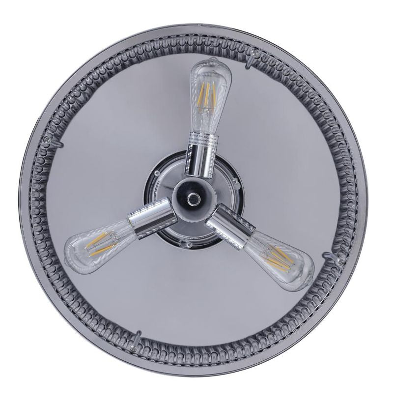 Corbelle 48 Inch 3 Light Chrome Fan with Retractable Blades