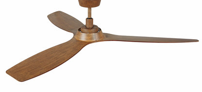 52 Inch Indoor Outdoor DC Fan in Dark Koa with Remote