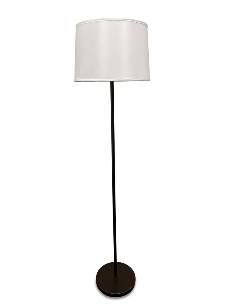 63-inch Sawyer Chestnut Bronze Antique Brass Floor Lamp