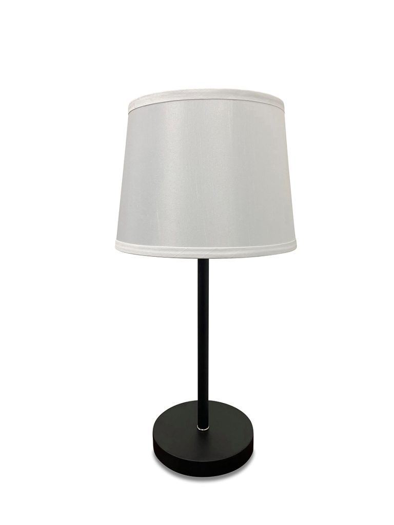 23-inch Sawyer Black Satin Nickel Table Lamp