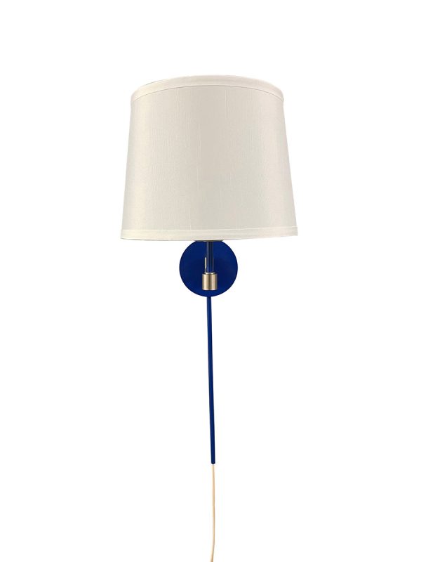 11-inch Sawyer Cobalt Satin Nickel Wall Swing Lamp
