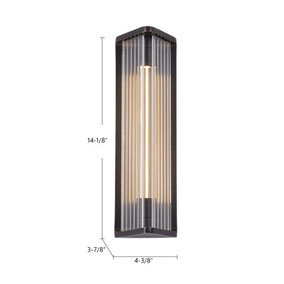 Sabre 12-in Steel Vanity Light