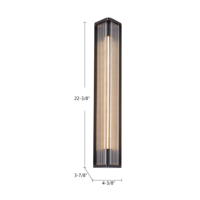Sabre 23-in Steel Vanity Light