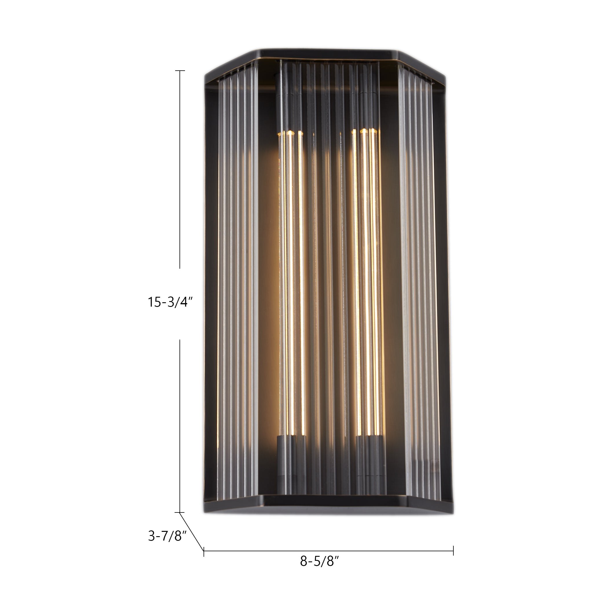 Sabre 16-in Steel Vanity Light