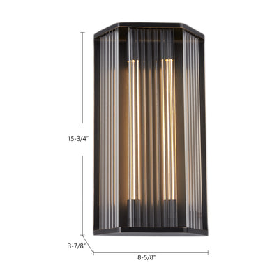 Sabre 16-in Steel Vanity Light