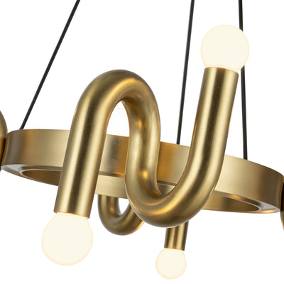 Sadie 23-in Aluminum Chandelier
