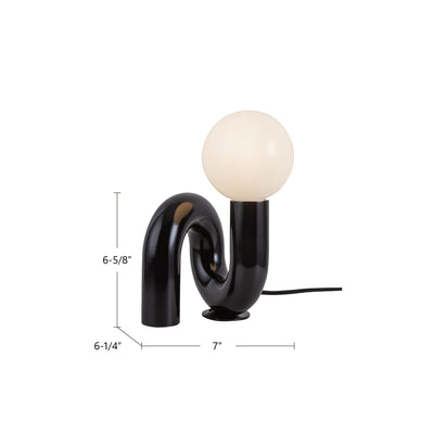 Sadie 7-in Steel Table Lamp