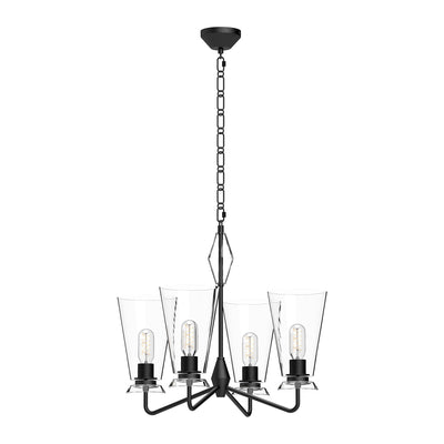 Salem 23-in Steel Chandelier