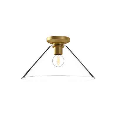Salem 14-in Steel Flush Mount