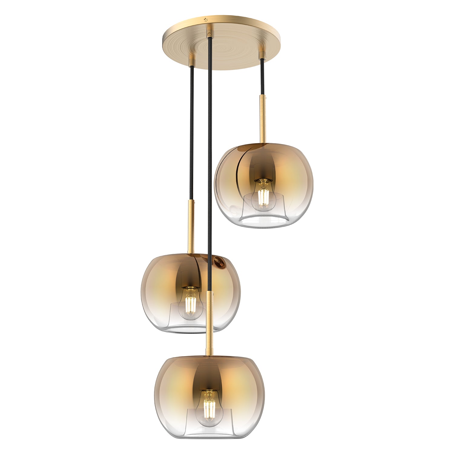 Samar 14-in Steel Chandelier