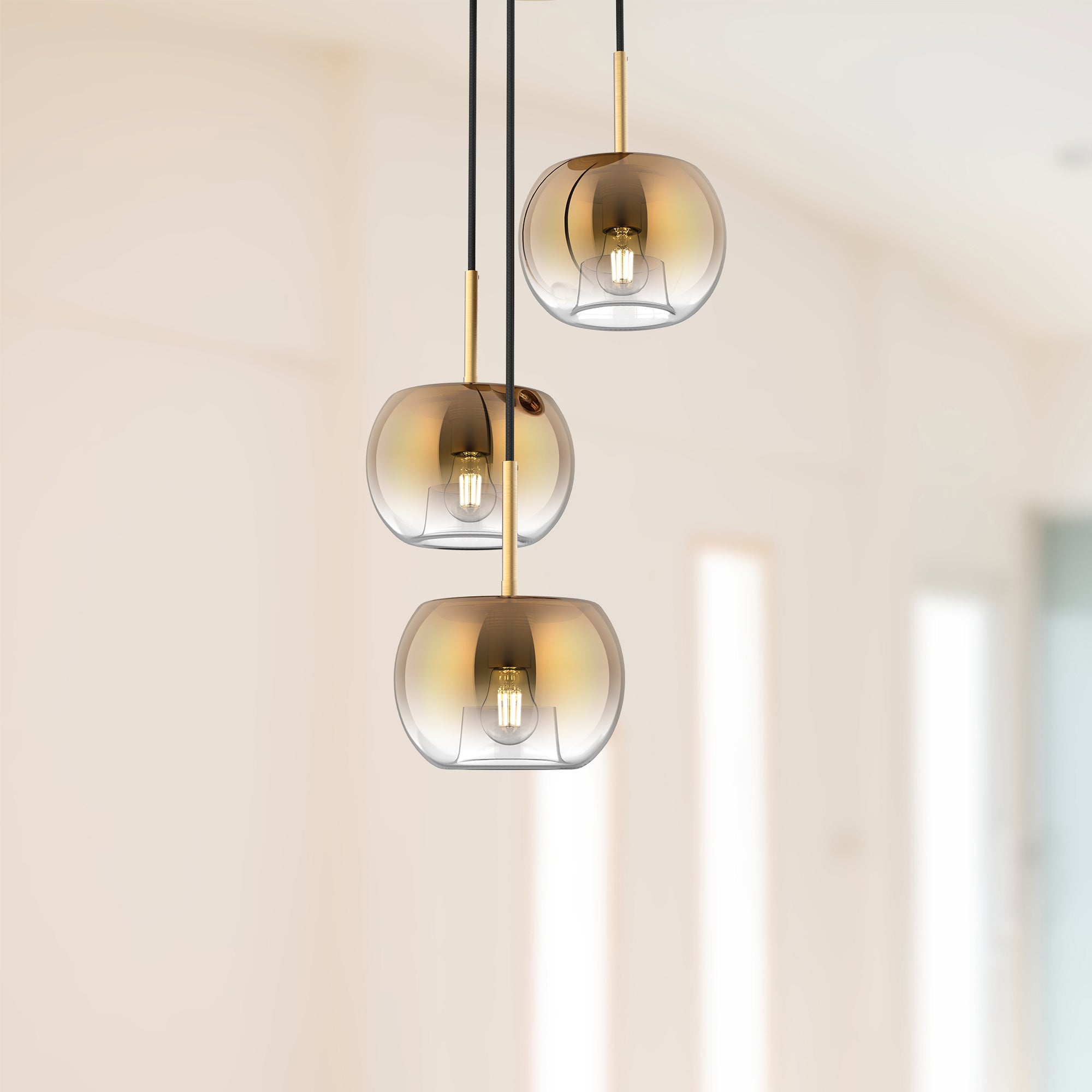Samar 14-in Steel Chandelier