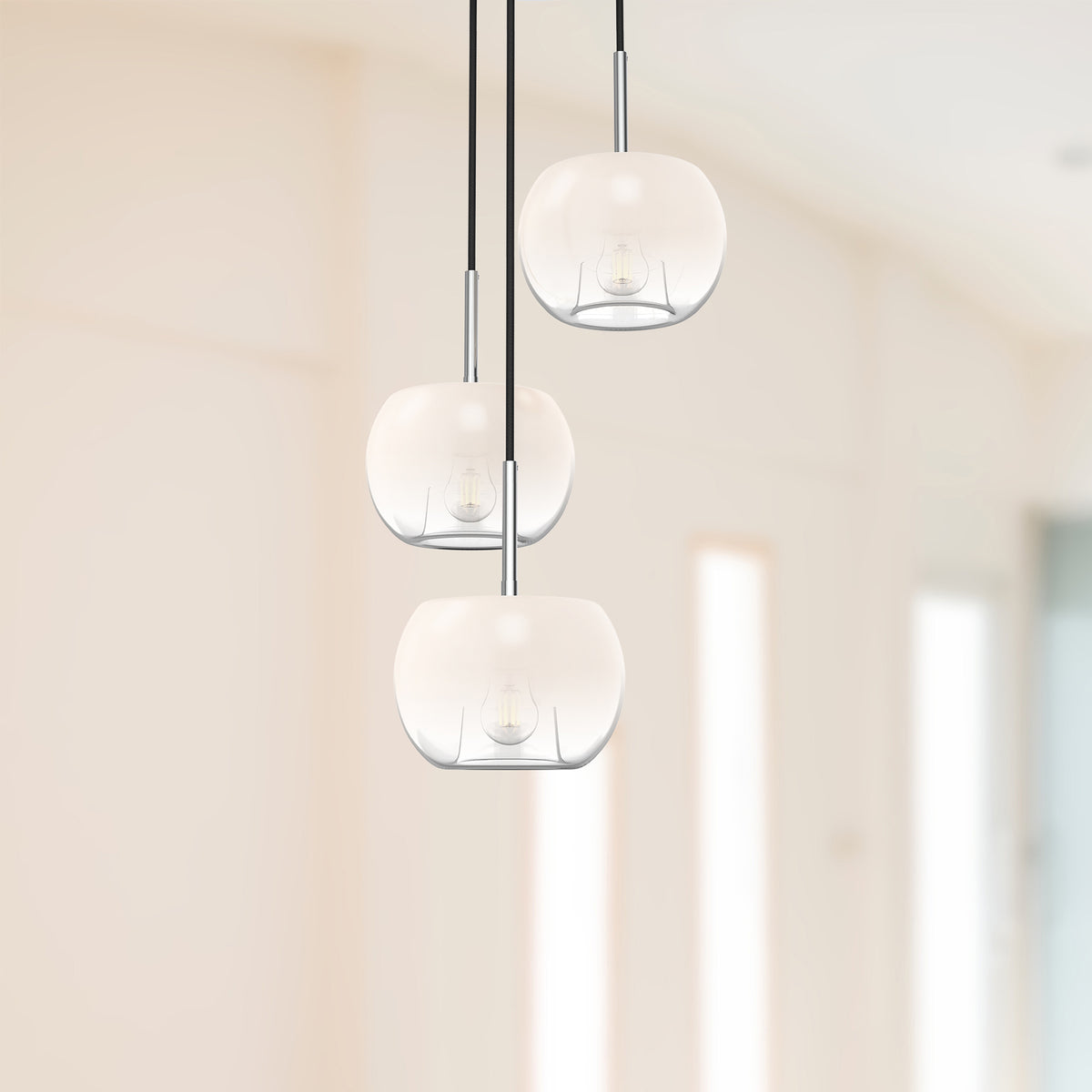 Samar 14-in Steel Chandelier