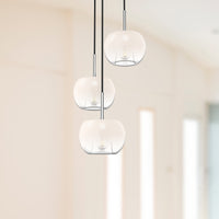 Samar 14-in Steel Chandelier