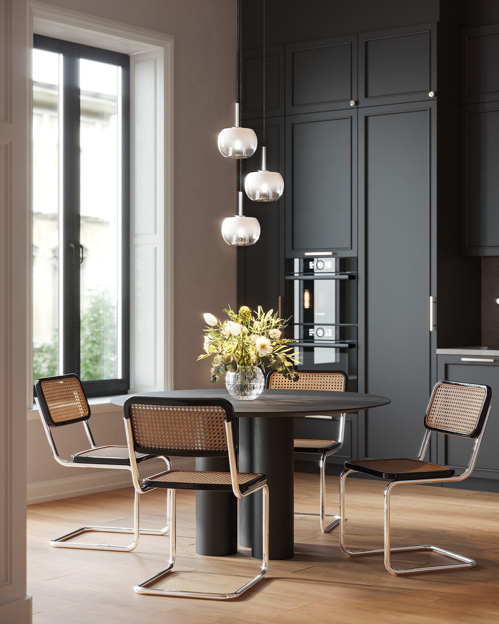 Samar 14-in Steel Chandelier