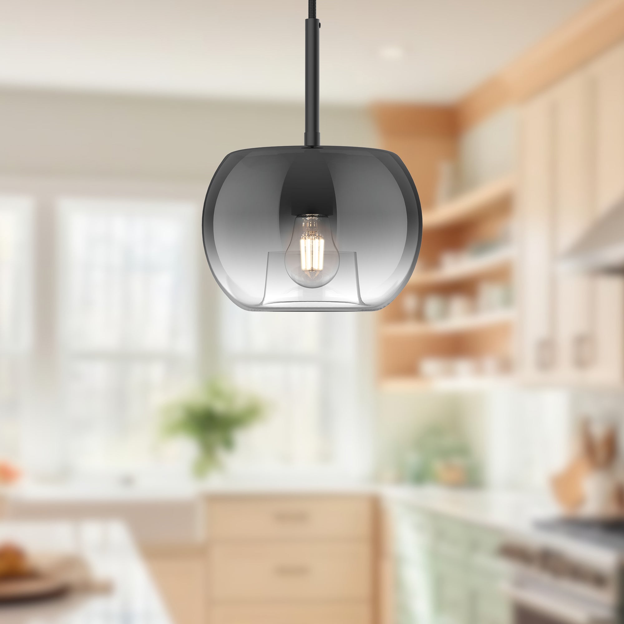 Samar 8-in Steel Pendant
