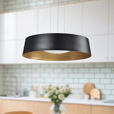 Sampson 16-in Aluminum Pendant