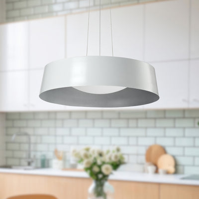 Sampson 16-in Aluminum Pendant