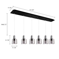 Samson 42-in Steel Multi Pendant