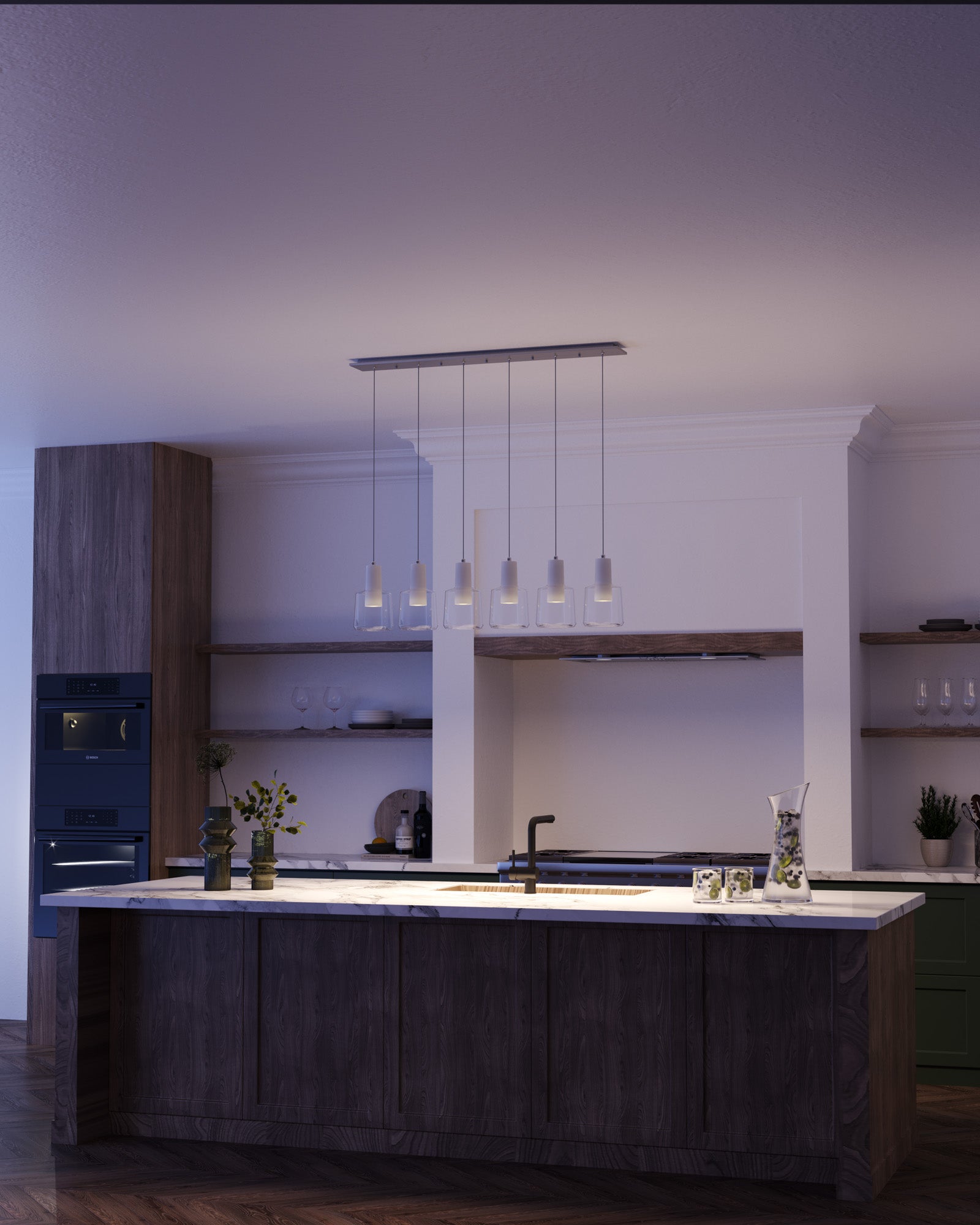 Samson 42-in Steel Multi Pendant