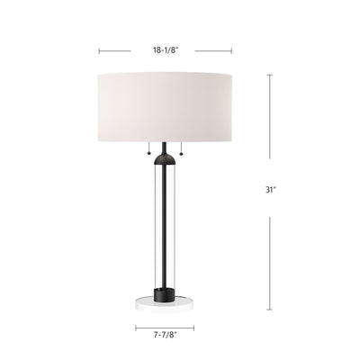 Sasha 18-in Steel Table Lamp
