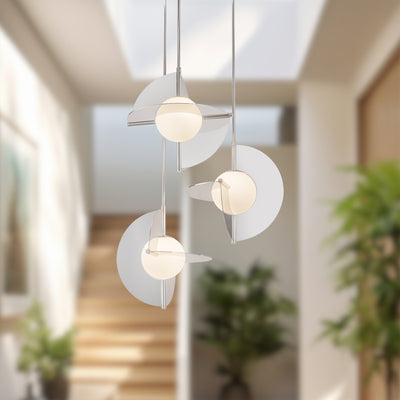 Scorpio 27-in Aluminum Chandelier