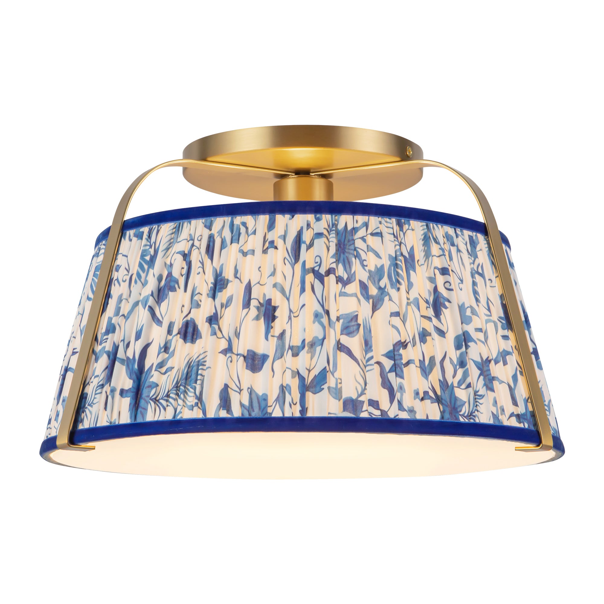 Scout 13-in Steel Semi-Flush Mount