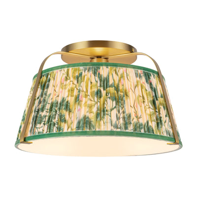 Scout 13-in Steel Semi-Flush Mount