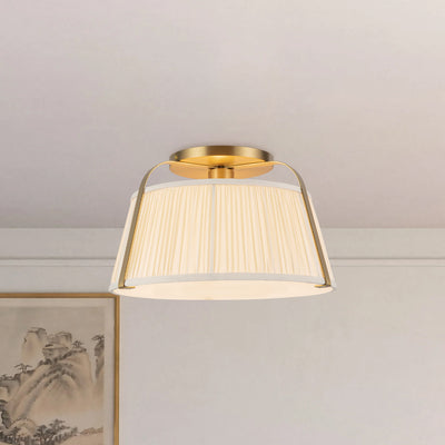 Scout 13-in Steel Semi-Flush Mount