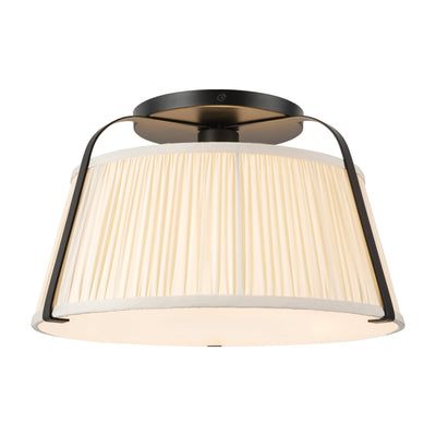 Scout 13-in Steel Semi-Flush Mount