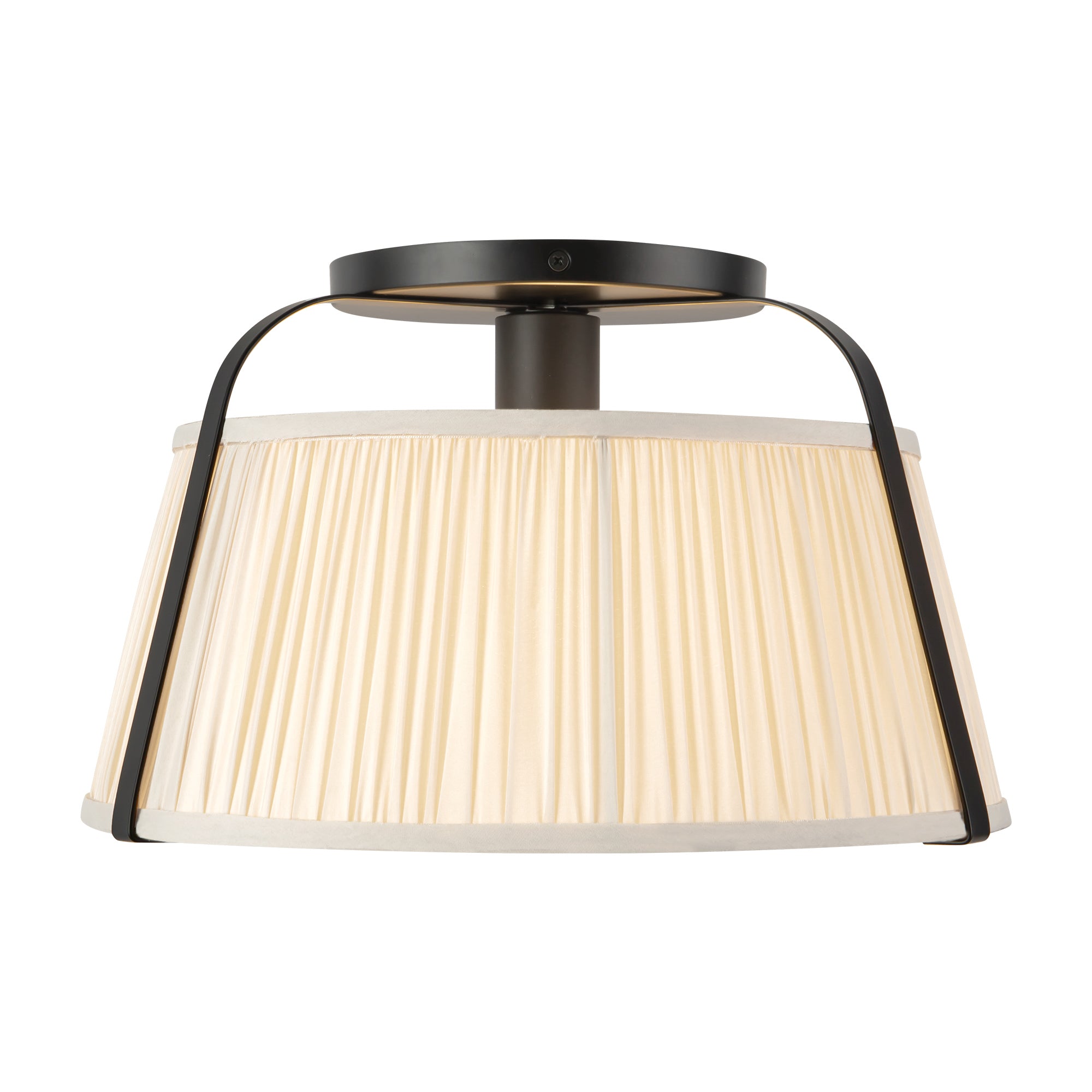 Scout 13-in Steel Semi-Flush Mount
