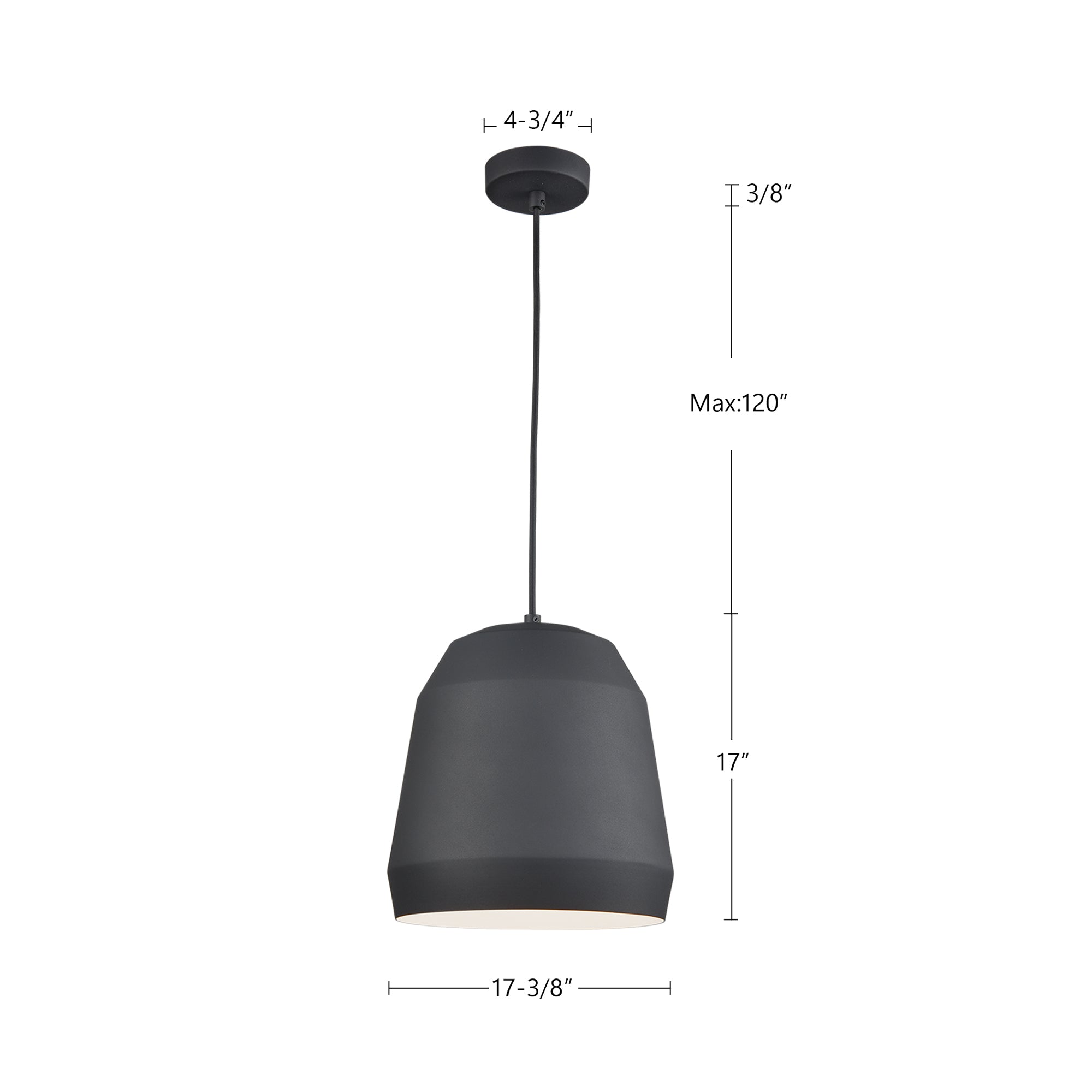 Sedona 16-in Aluminum Pendant