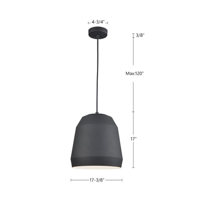 Sedona 16-in Aluminum Pendant