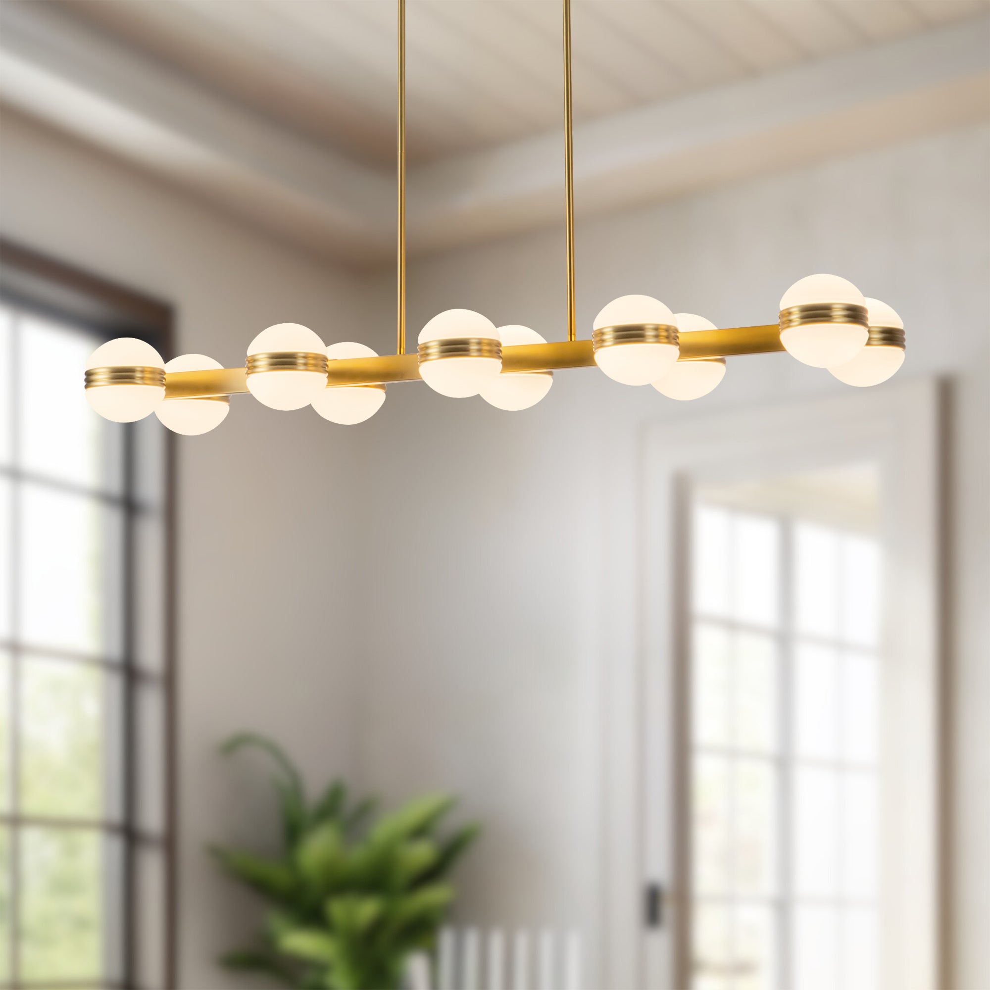 Selene 4-ft Aluminum Linear Pendant