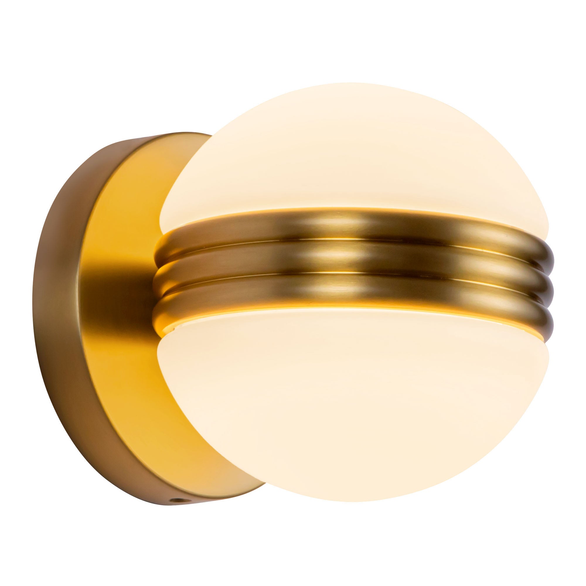 Selene 5-in Aluminum Steel Wall Sconce