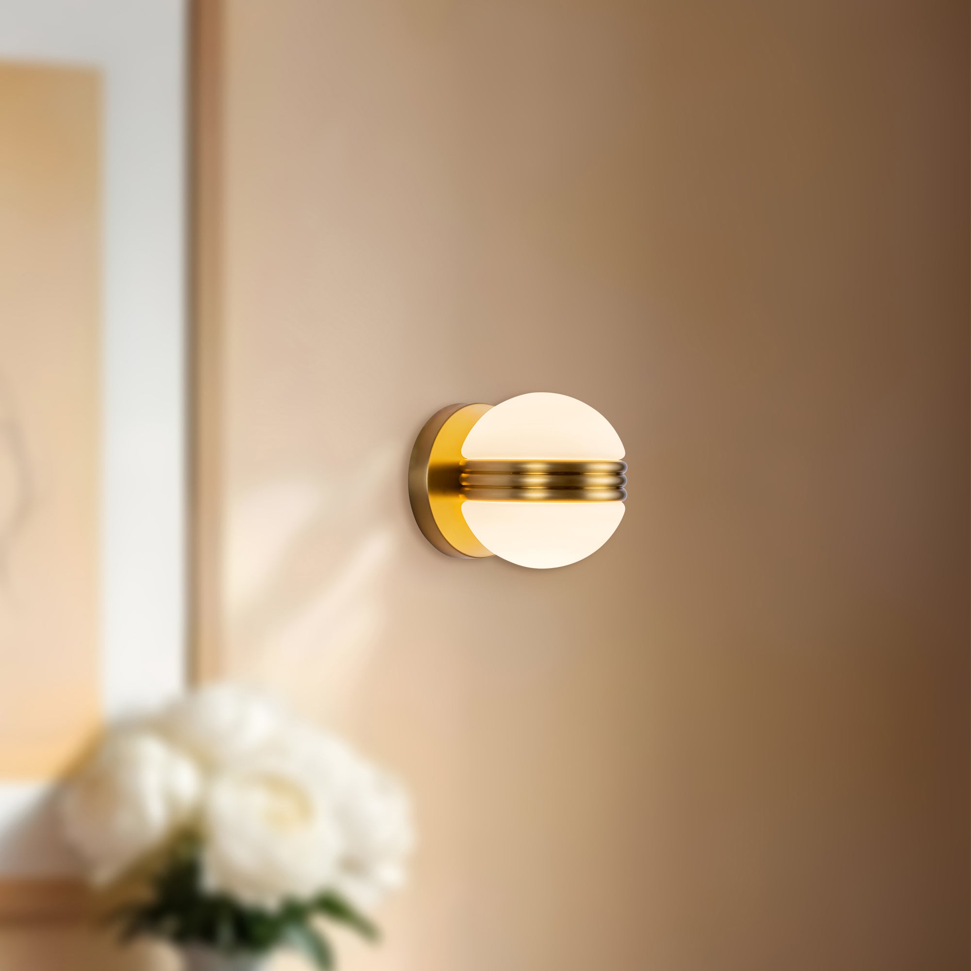 Selene 5-in Aluminum Steel Wall Sconce