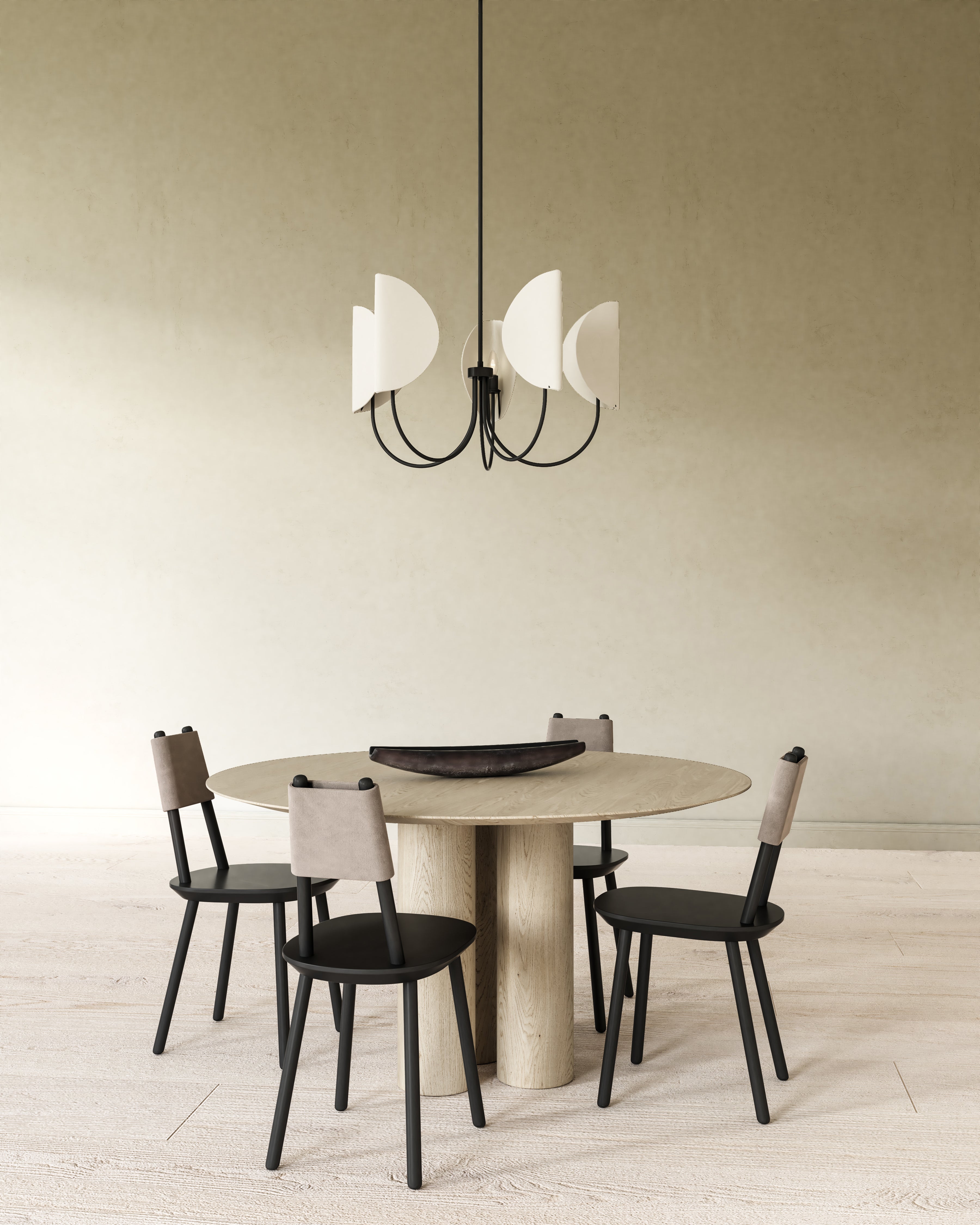 Seno 32-in Steel Chandelier