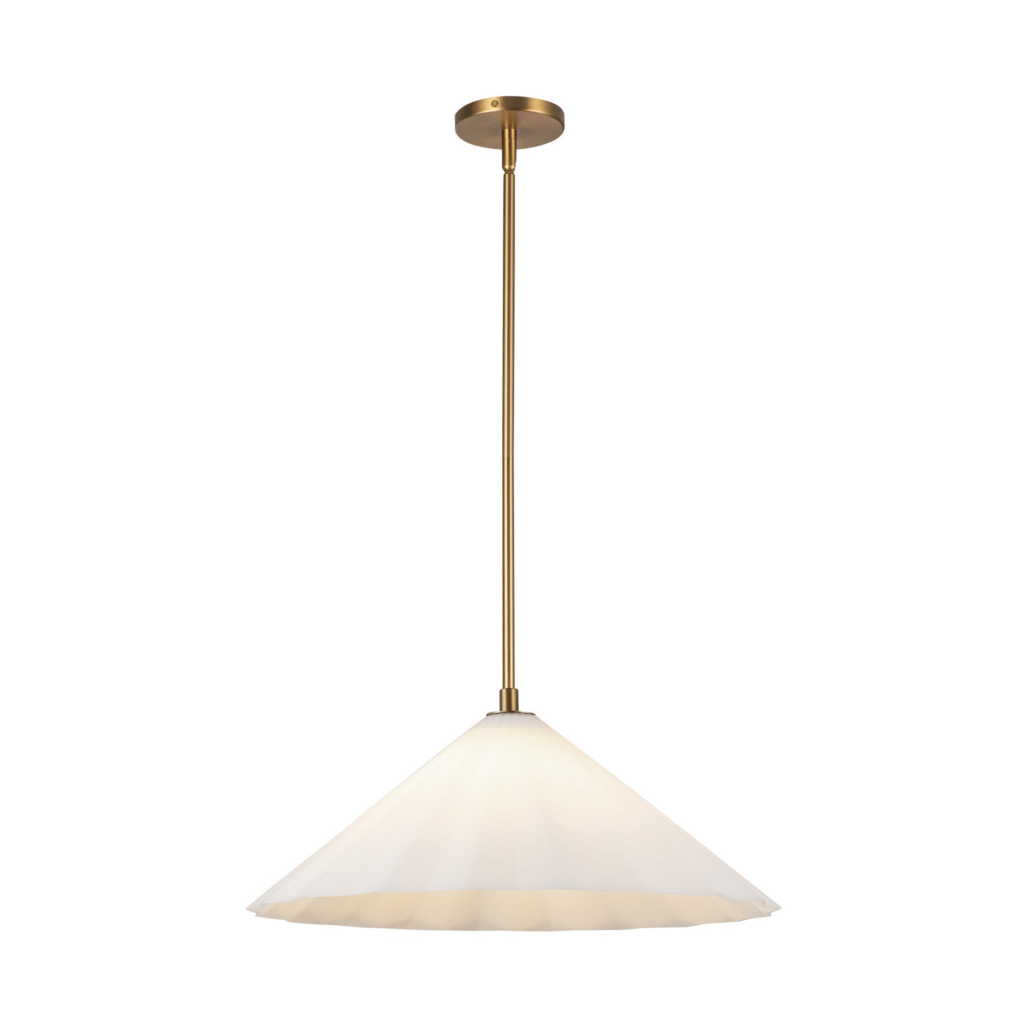 Serena 20-in Steel Pendant