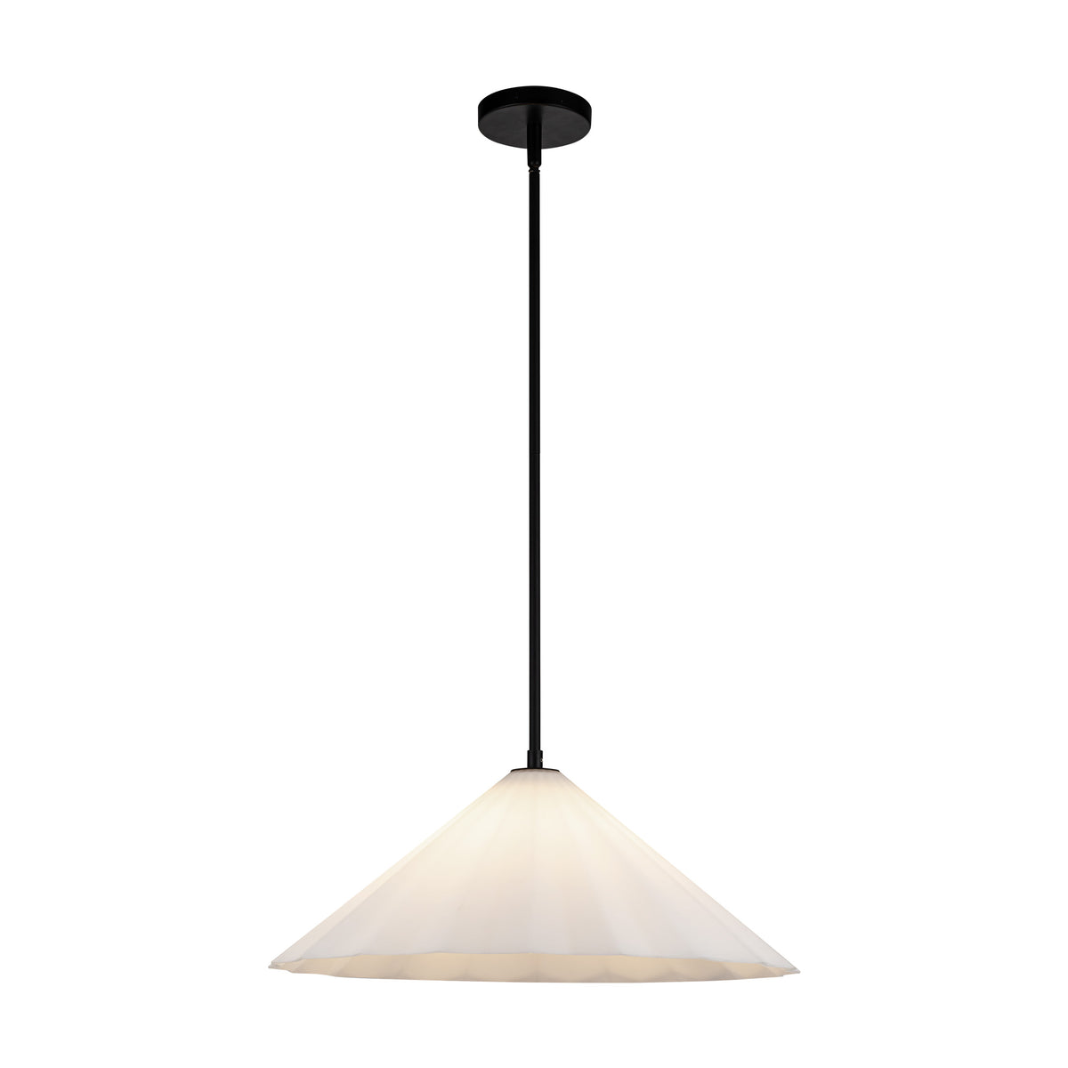 Serena 20-in Steel Pendant