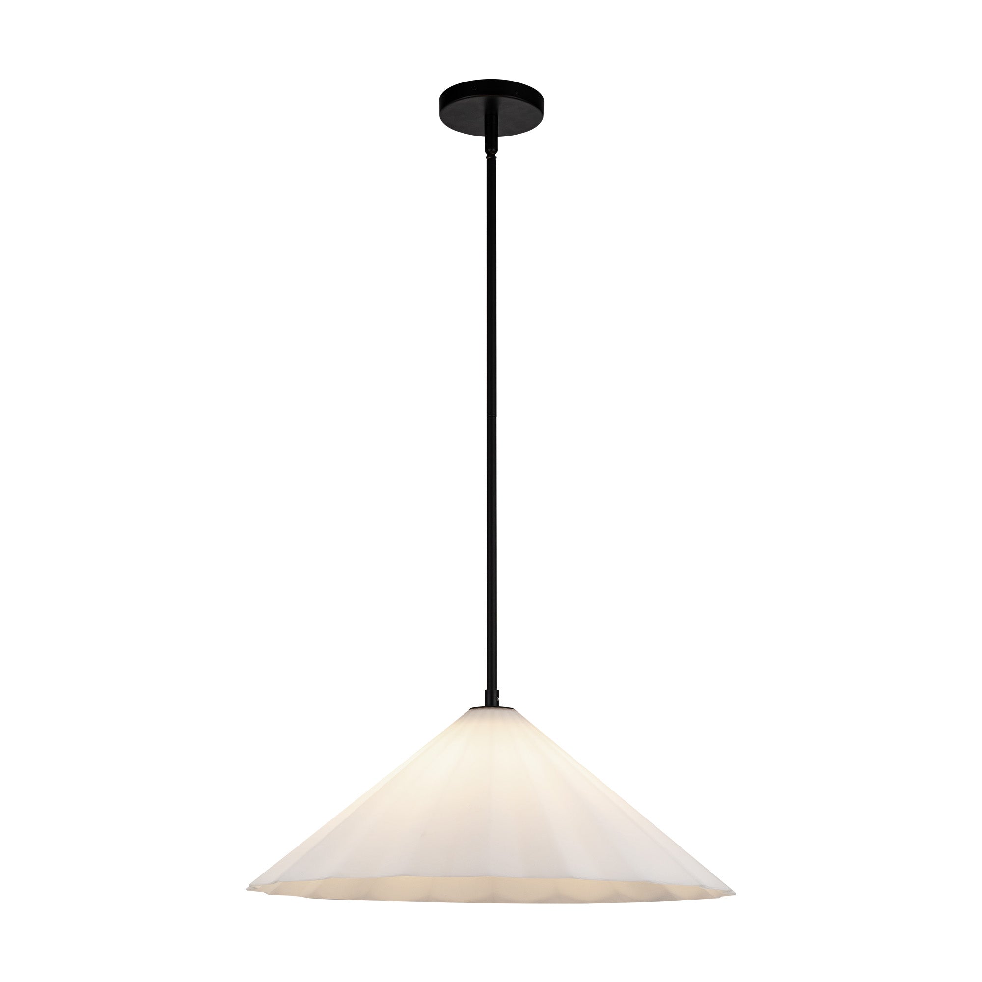 Serena 20-in Steel Pendant