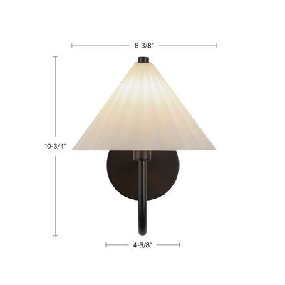 Serena 8-in Steel Vanity Light