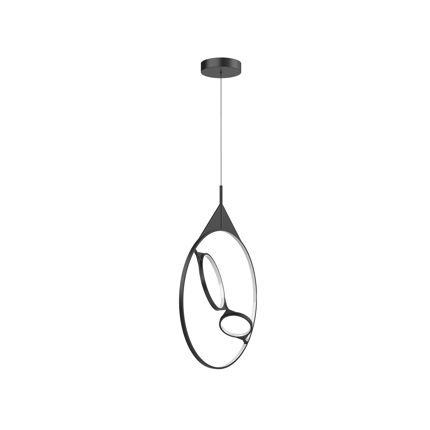 Serif 24-in Aluminum Pendant