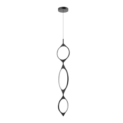 Serif 53-in Aluminum Pendant