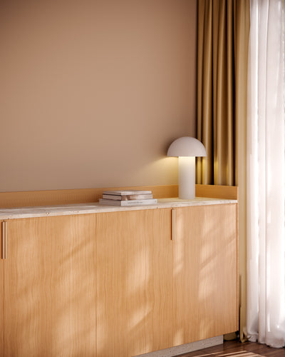 Setas 10-in Polymeric Material Table Lamp