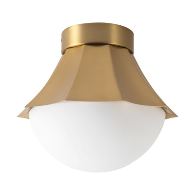 Shelton 12-in Steel Semi-Flush Mount