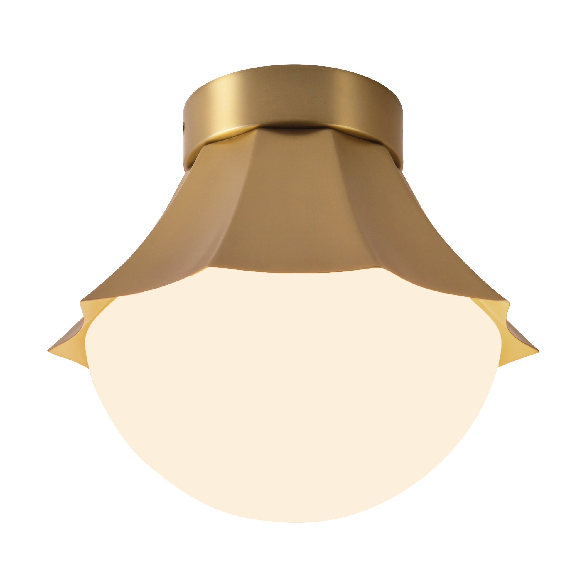 Shelton 12-in Steel Semi-Flush Mount