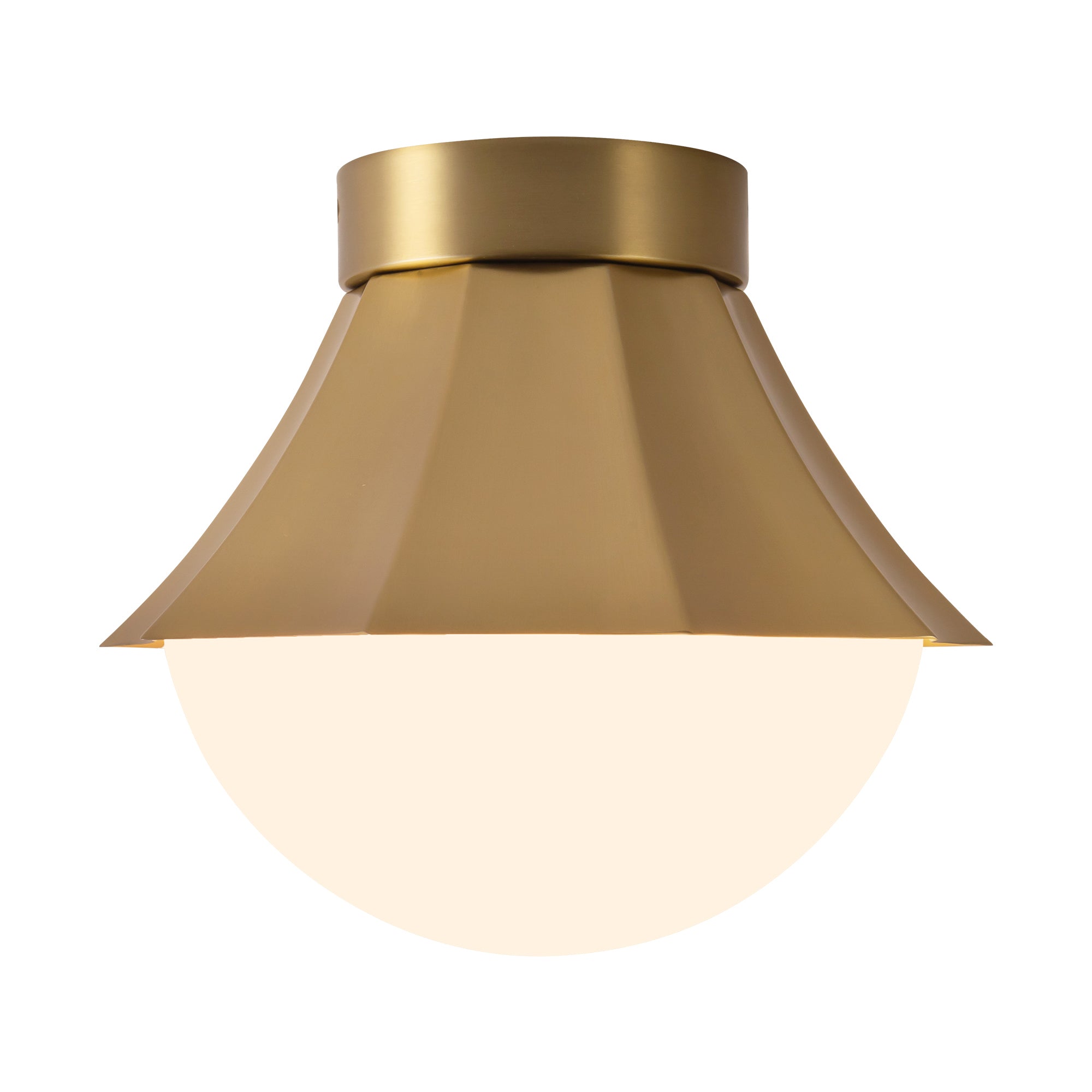 Shelton 12-in Steel Semi-Flush Mount