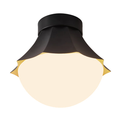 Shelton 12-in Steel Semi-Flush Mount