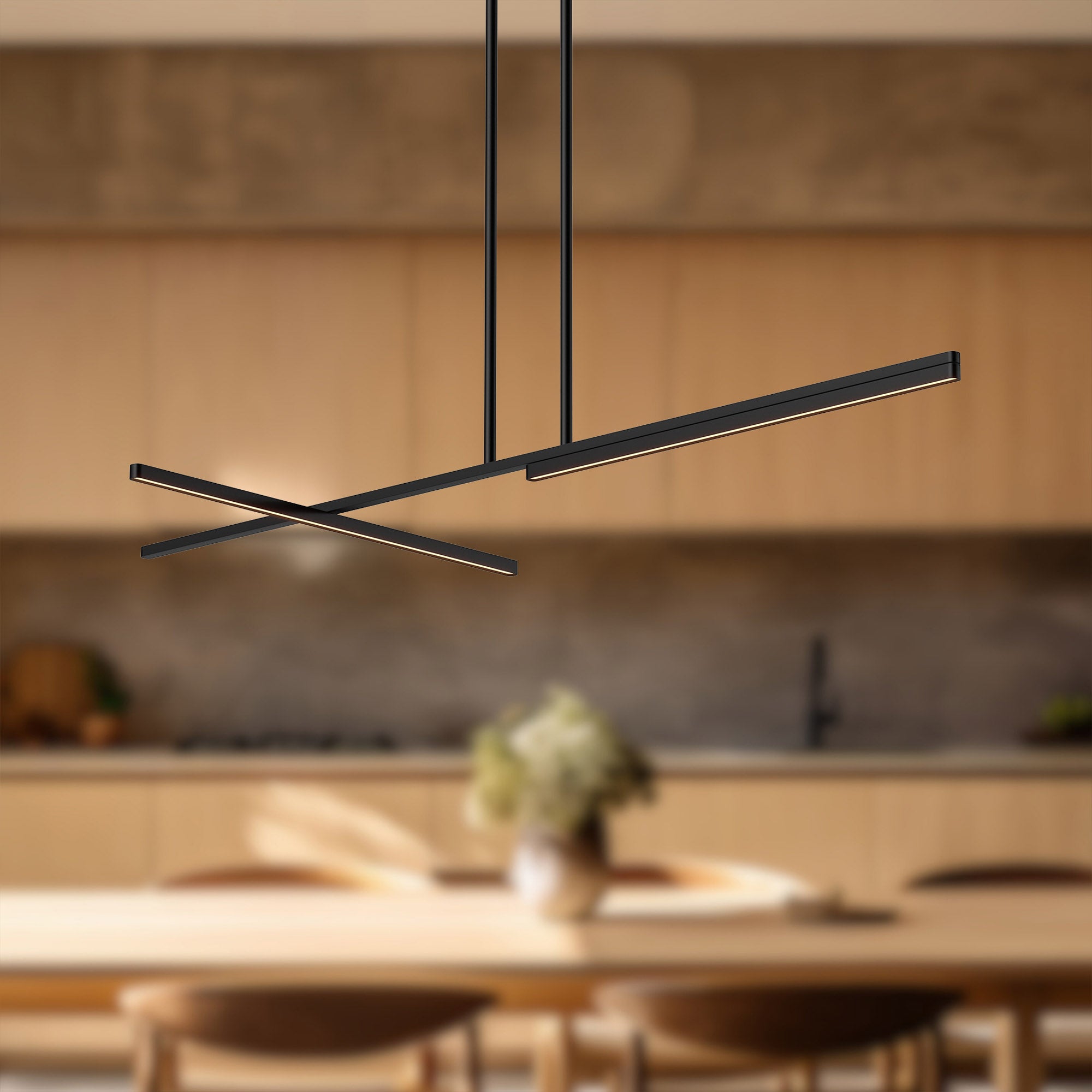 Shift 48-in Aluminum Linear Pendant